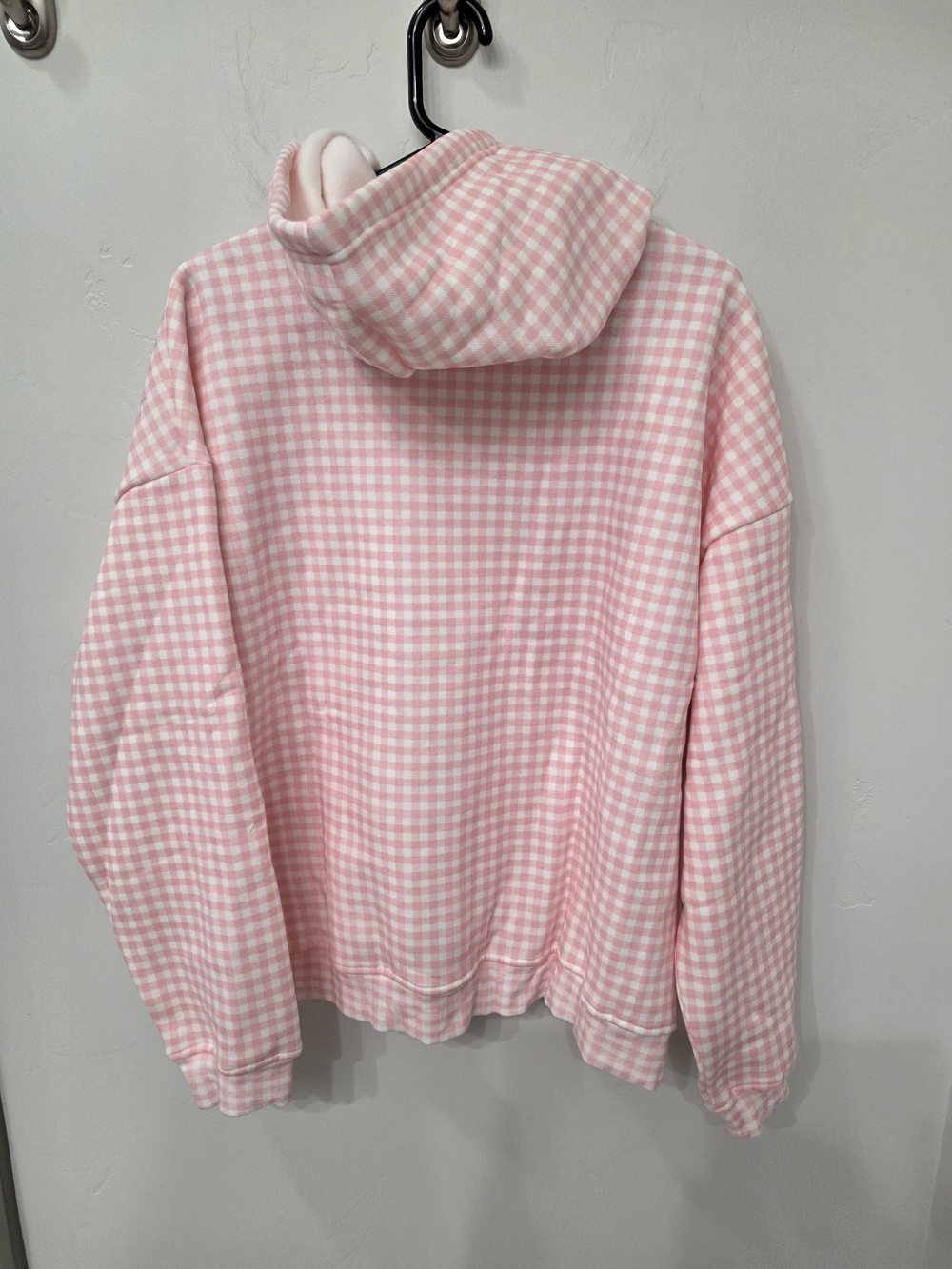 Edikted Women's Oversized Gingham Hoodie Size L - Picture 7 of 8